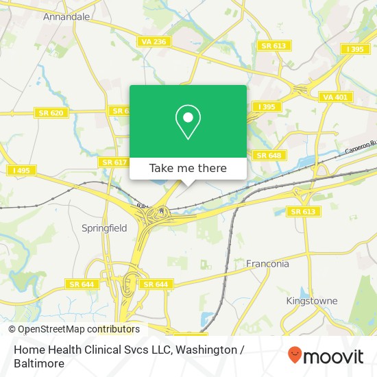 Home Health Clinical Svcs LLC map