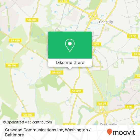 Mapa de Crawdad Communications Inc