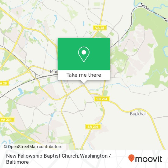 New Fellowship Baptist Church map