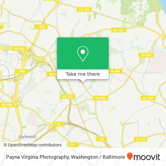 Payne Virginia Photography map