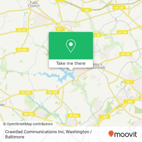 Mapa de Crawdad Communications Inc