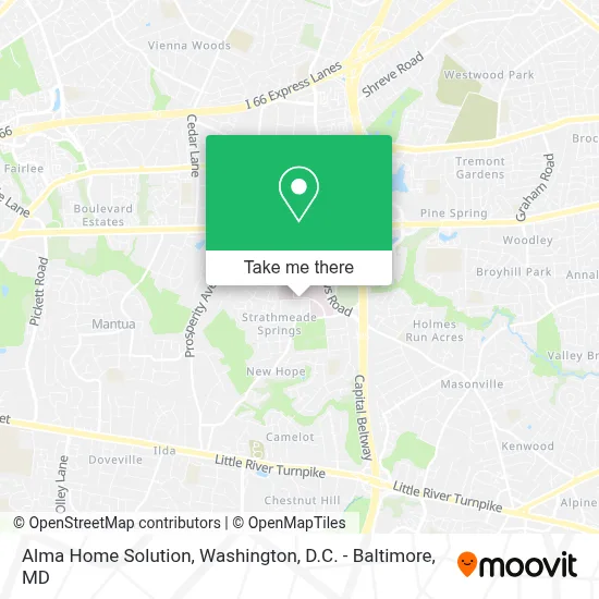 Alma Home Solution map