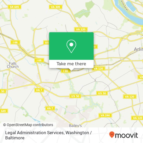 Legal Administration Services map