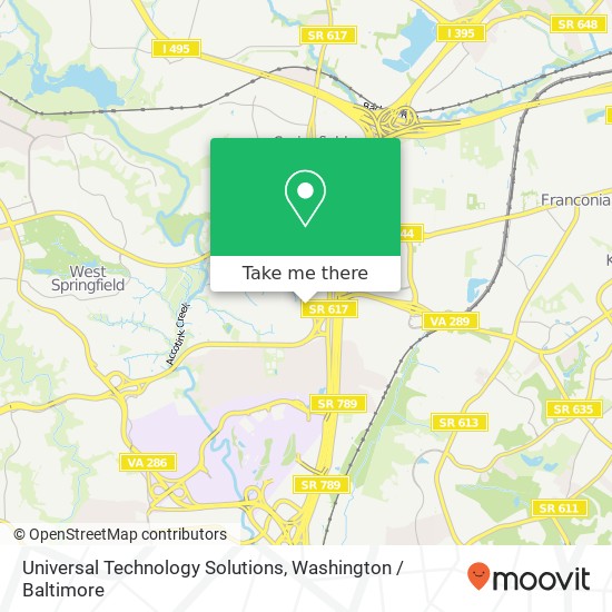 Mapa de Universal Technology Solutions