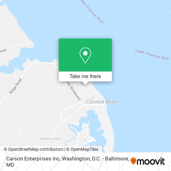Carson Enterprises Inc map