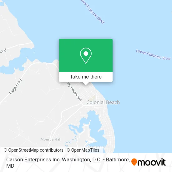 Carson Enterprises Inc map