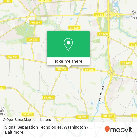 Signal Separation Techologies map