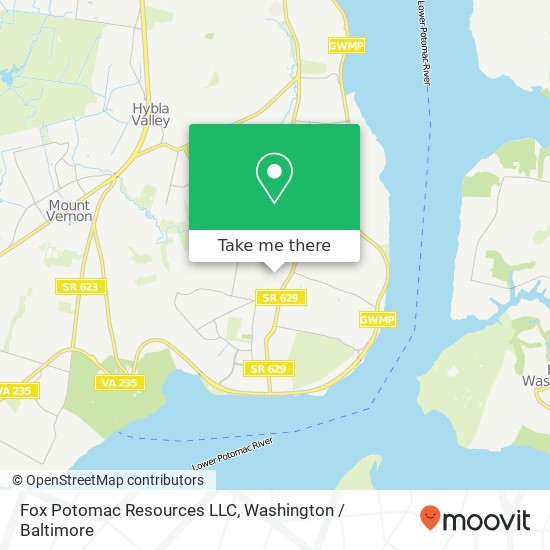 Mapa de Fox Potomac Resources LLC