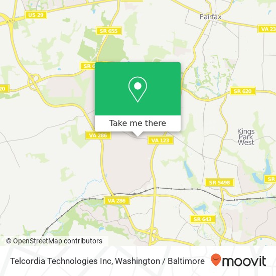 Telcordia Technologies Inc map
