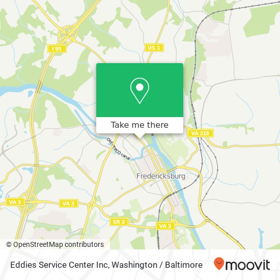 Eddies Service Center Inc map