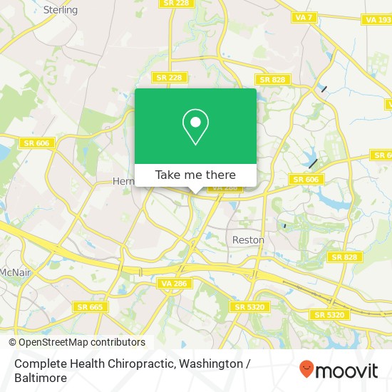 Mapa de Complete Health Chiropractic