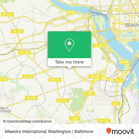 Mapa de Maestro International
