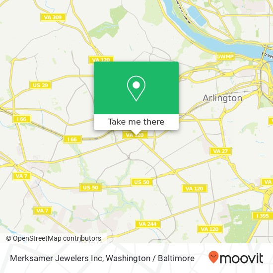 Mapa de Merksamer Jewelers Inc