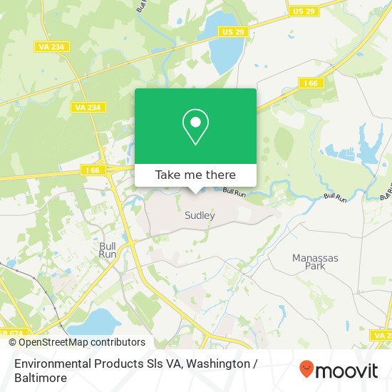 Mapa de Environmental Products Sls VA