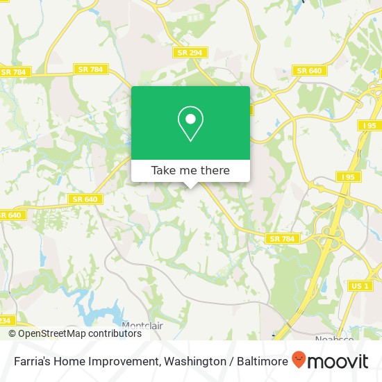 Farria's Home Improvement map