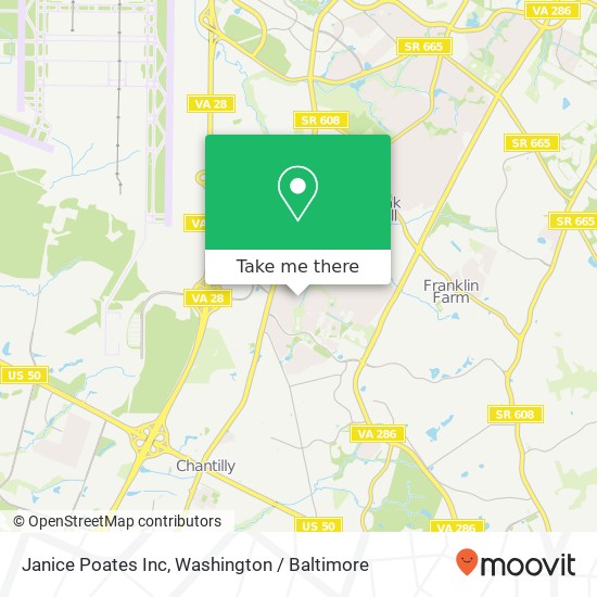 Mapa de Janice Poates Inc