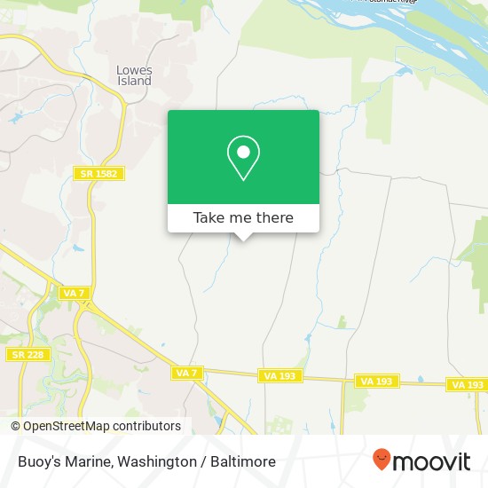 Mapa de Buoy's Marine