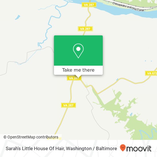 Sarah's Little House Of Hair map