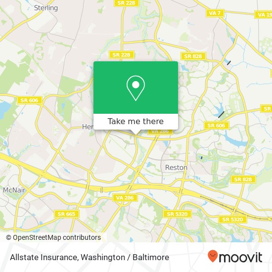 Allstate Insurance map