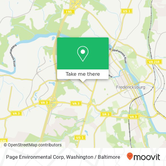 Page Environmental Corp map