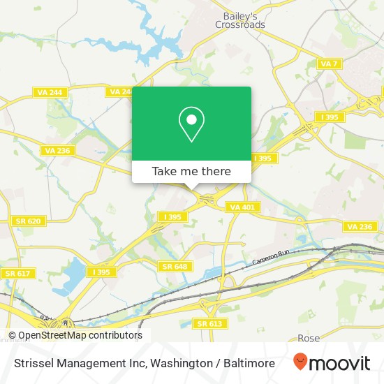 Strissel Management Inc map