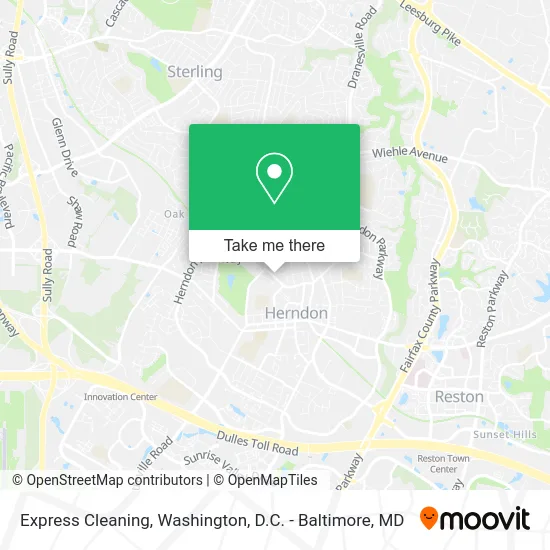 Express Cleaning map