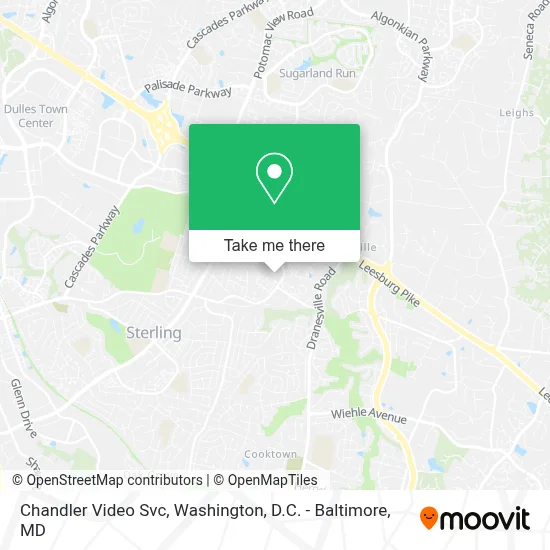 Chandler Video Svc map