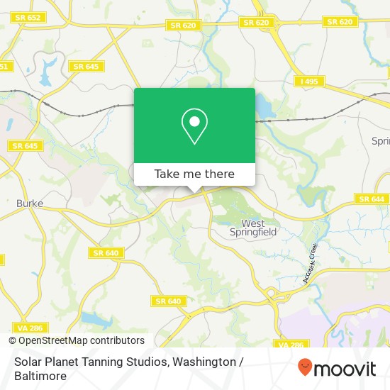 Solar Planet Tanning Studios map