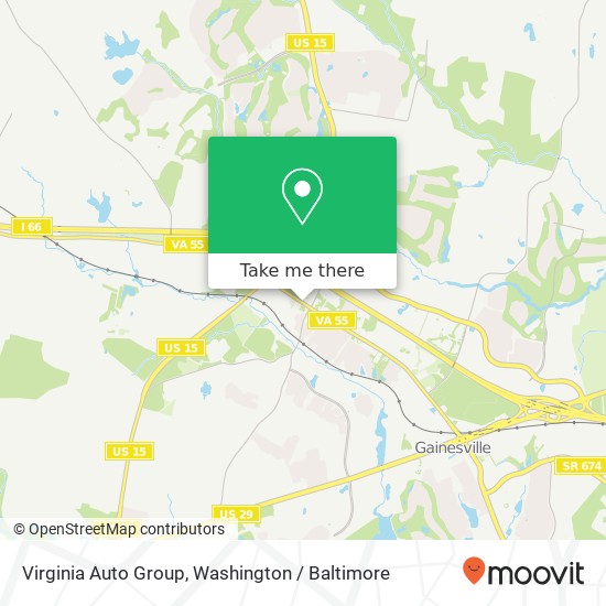 Virginia Auto Group map