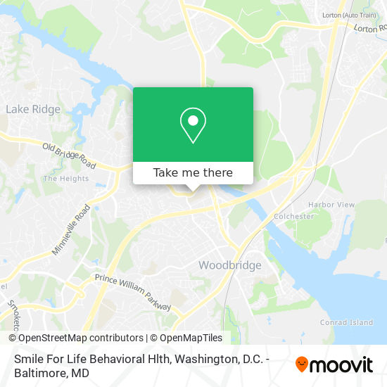 Smile For Life Behavioral Hlth map