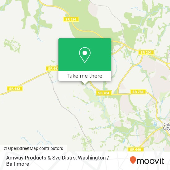 Amway Products & Svc Distrs map