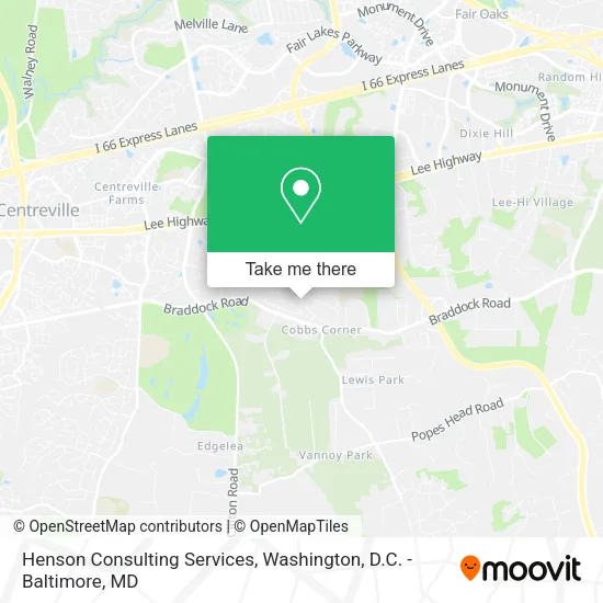 Henson Consulting Services map