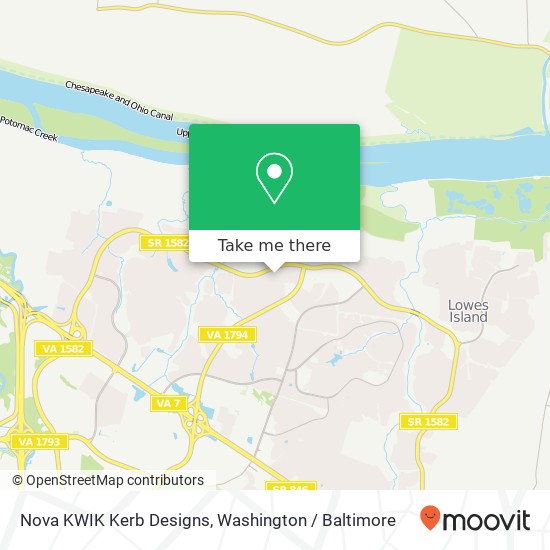 Nova KWIK Kerb Designs map