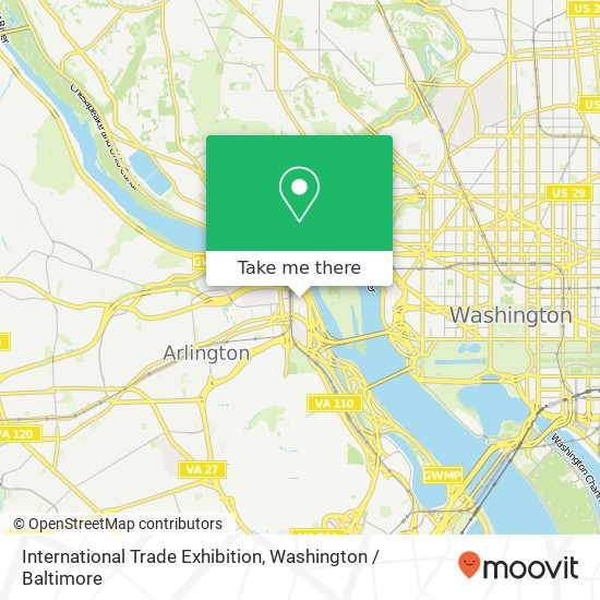 International Trade Exhibition map