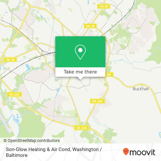 Mapa de Son-Glow Heating & Air Cond