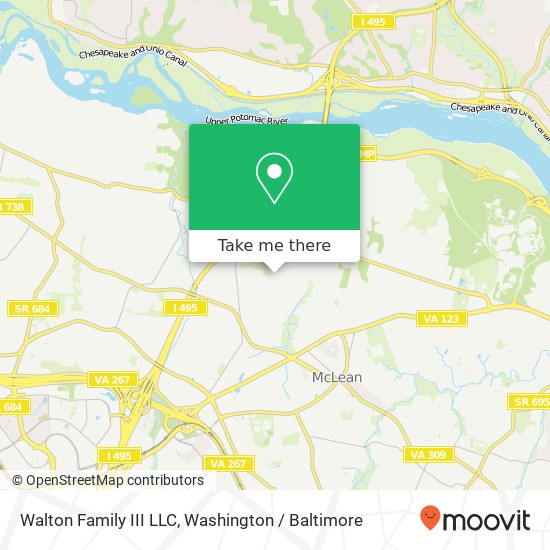 Mapa de Walton Family III LLC