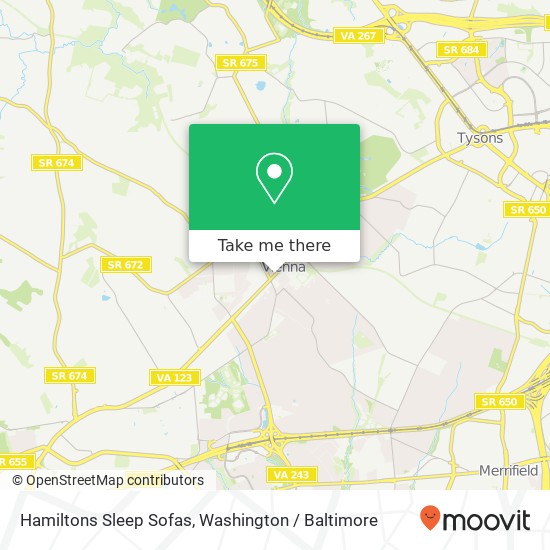 Hamiltons Sleep Sofas map