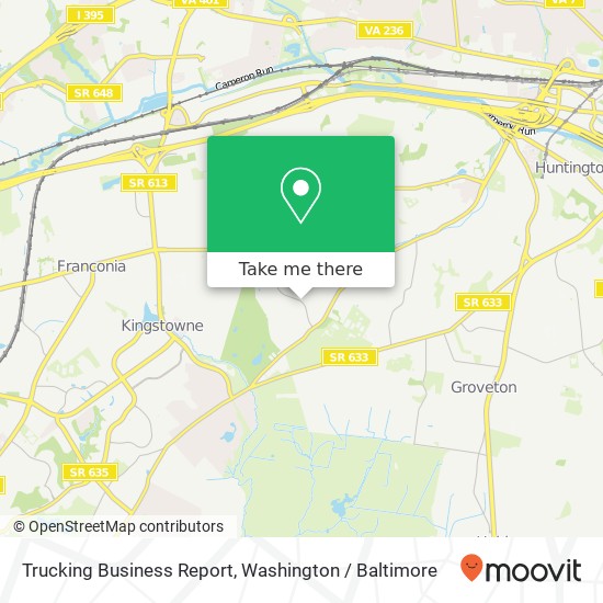 Mapa de Trucking Business Report