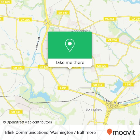 Mapa de Blink Communications