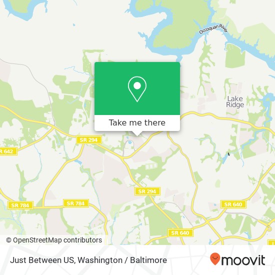 Just Between US map