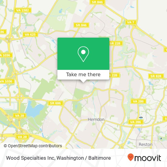 Wood Specialties Inc map