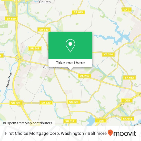 Mapa de First Choice Mortgage Corp