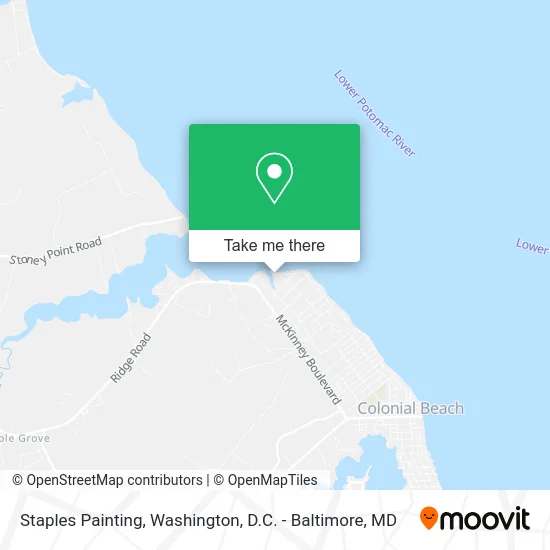 Staples Painting map