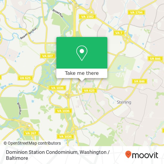 Dominion Station Condominium map