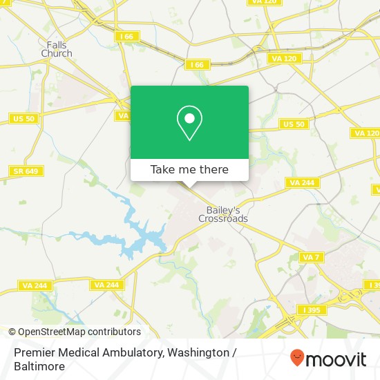 Premier Medical Ambulatory map