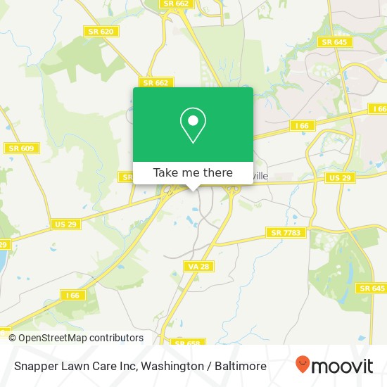 Snapper Lawn Care Inc map