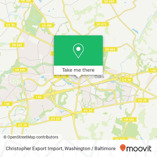 Christopher Export Import map