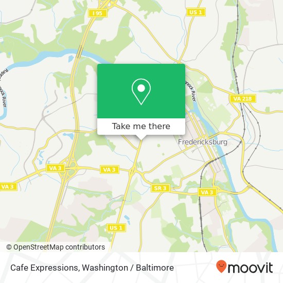 Cafe Expressions map