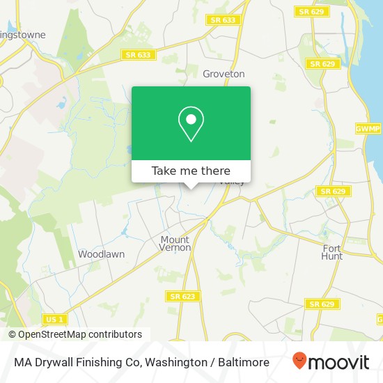 Mapa de MA Drywall Finishing Co