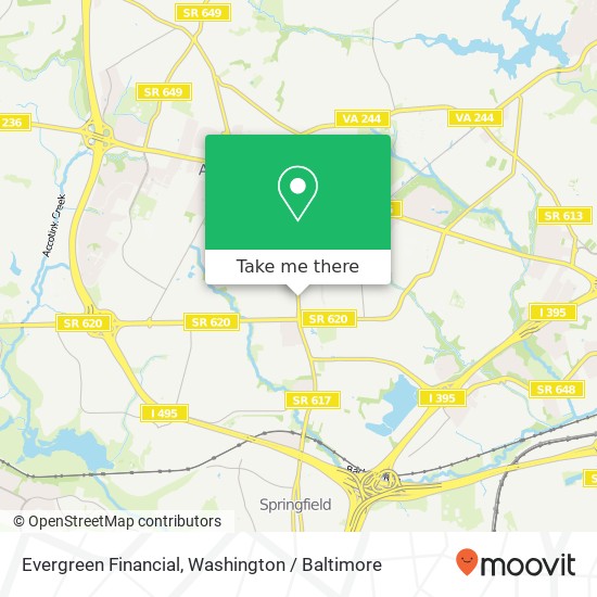 Evergreen Financial map